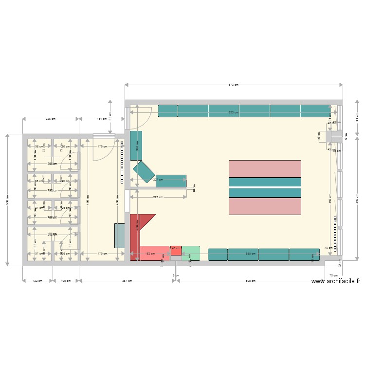 vestiaire 1. Plan de 0 pièce et 0 m2