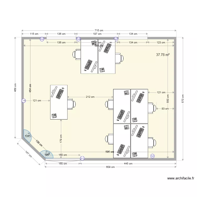 D&eacute;partement D2 V7. Plan de 