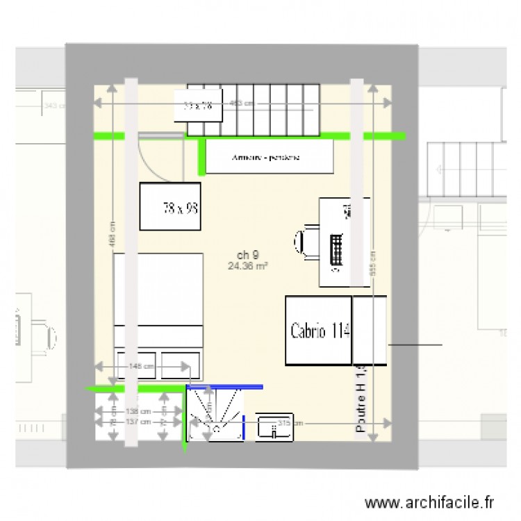 Palmerston travaux. Plan de 0 pièce et 0 m2