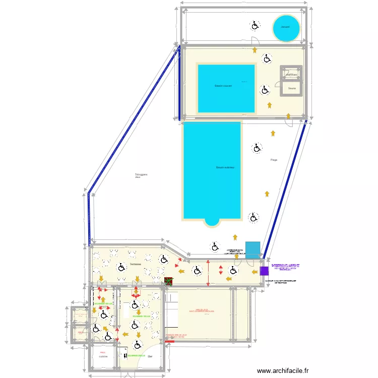  koawa rochetaillee BATIMENT RDC . Plan de 