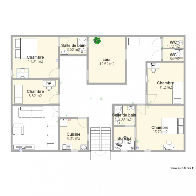 plan de maison. Plan de 0 pièce et 0 m2