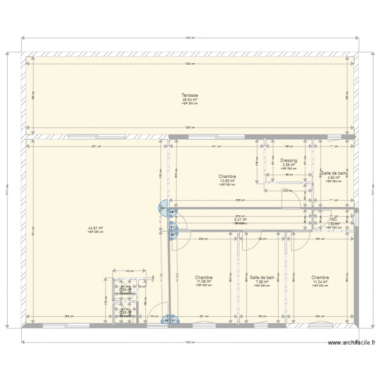 fati 1. Plan de 0 pièce et 0 m2