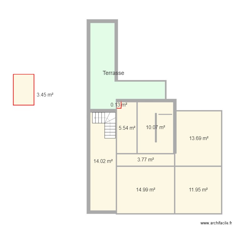 TEREZA STAIRS. Plan de 0 pièce et 0 m2