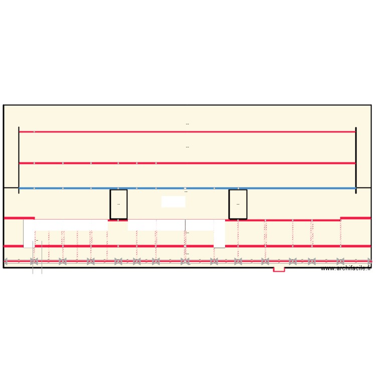 PARKING PORTEUSE PILIER 1. Plan de 0 pièce et 0 m2