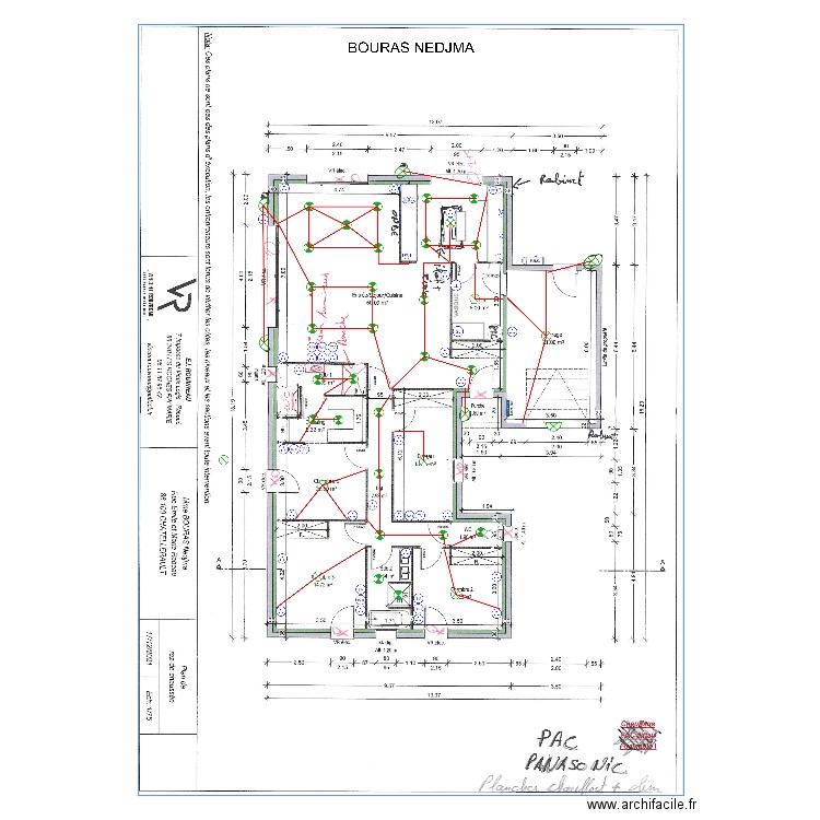 BOURRAS NEDJMA. Plan de 0 pièce et 0 m2