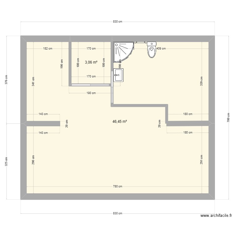 roblin dernier etage. Plan de 0 pièce et 0 m2