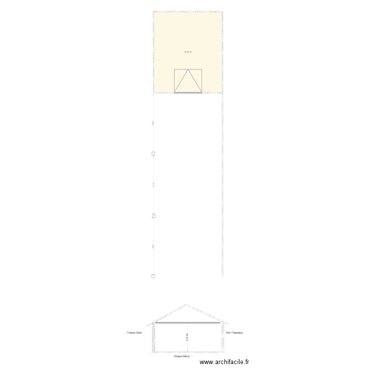 HANGAR  Maison. Plan de 0 pièce et 0 m2