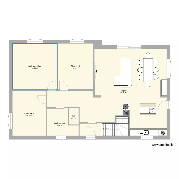 Maison TULIPE. Plan de Maison TULIPE. Plan de