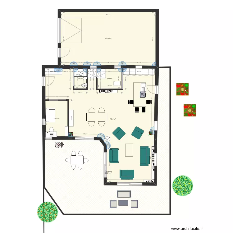 Smu zone u triangle . Plan de 