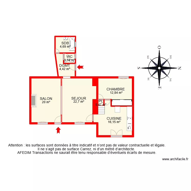 BI 11402 RDC PASCAL. Plan de BI 11402 RDC PASCAL. Plan de