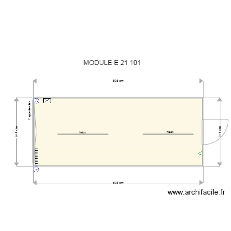 Module E 21 101 . Plan de 