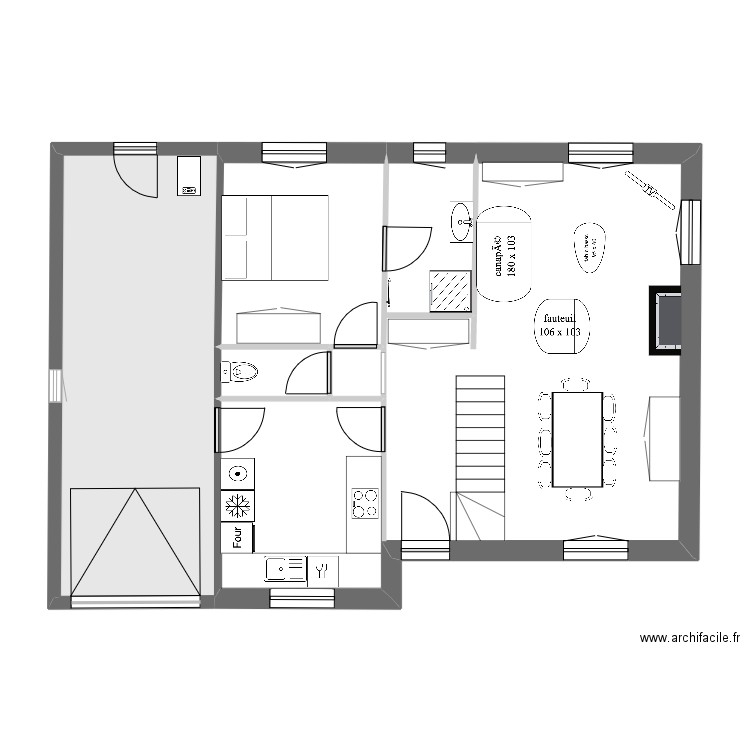Grèbes 27 - RdC - R. Plan de 0 pièce et 0 m2