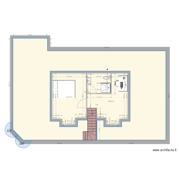 combles aménagés. Plan de 0 pièce et 0 m2