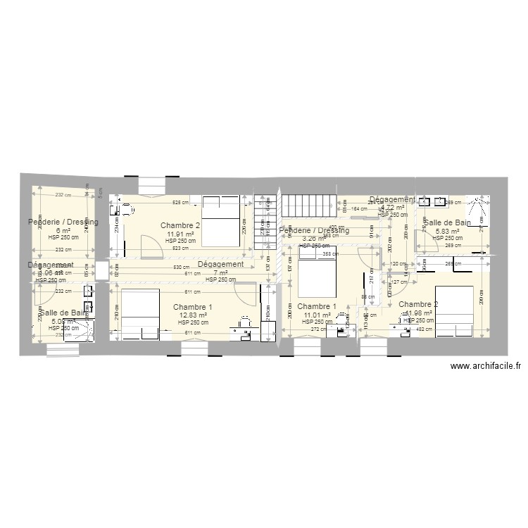 Projet R1 Lestelle. Plan de 0 pièce et 0 m2