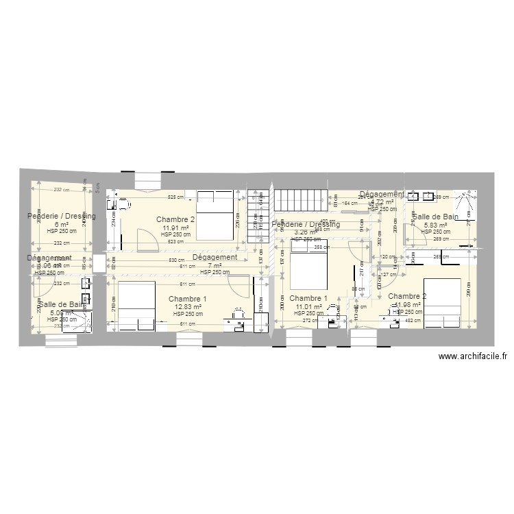 Projet R1 Lestelle. Plan de 0 pièce et 0 m2