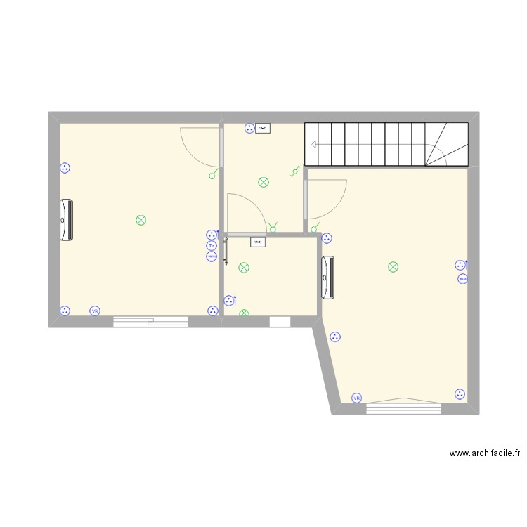 DRAVEIL R+1. Plan de 0 pièce et 0 m2