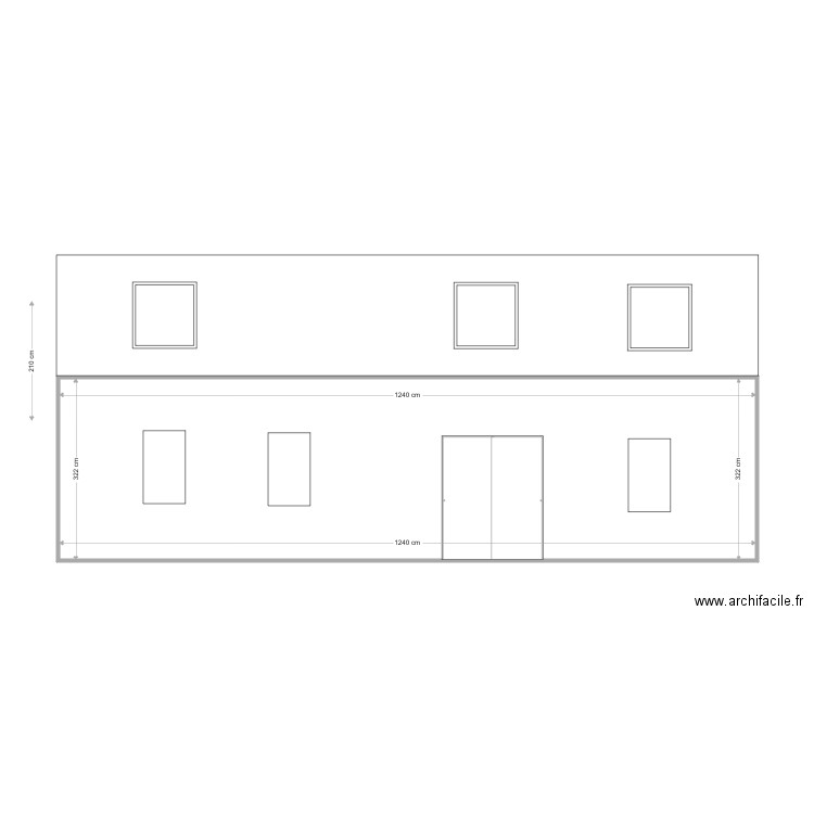 Facade sud JK def 2. Plan de 0 pièce et 0 m2