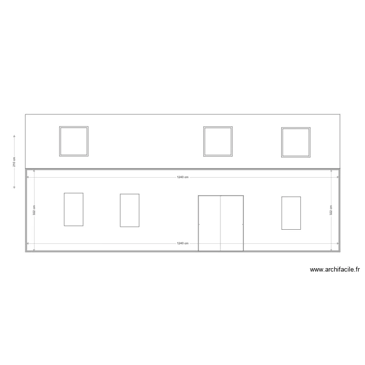 Facade sud JK def 2. Plan de Facade sud JK def 2. Plan de