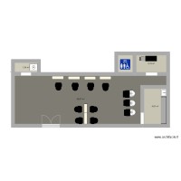 plan salon de coiffure