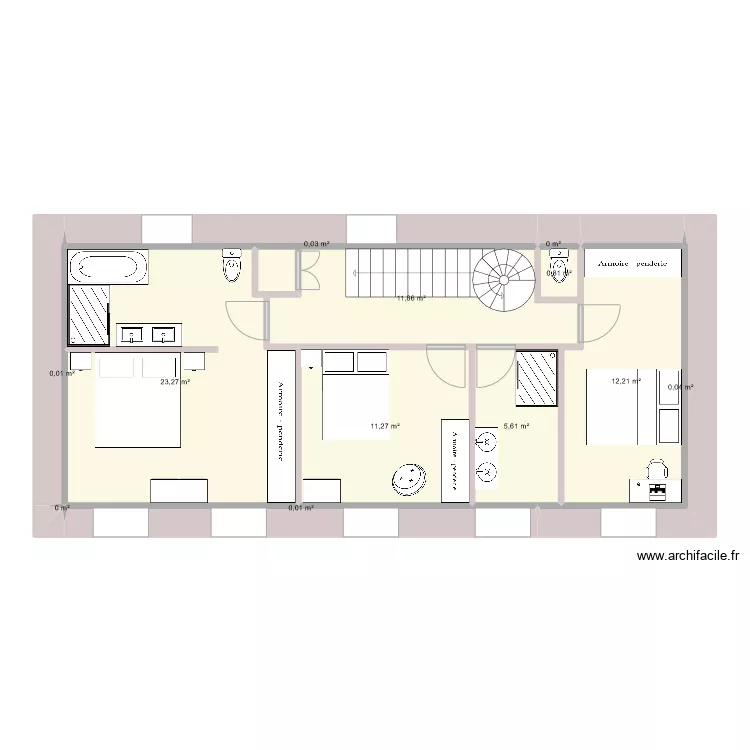 1er &eacute;tage Version Tib. Plan de 