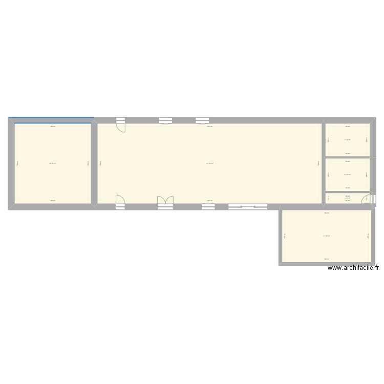 saint amand - plan de base. Plan de 6 pièces et 260 m2