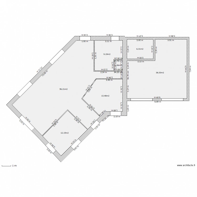 maison V. Plan de 0 pièce et 0 m2