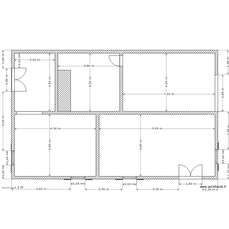 rdc maison belgo COTES. Plan de rdc maison belgo COTES. Plan de