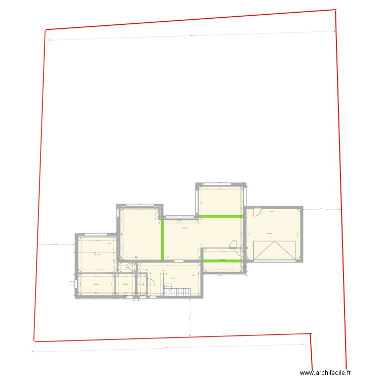 Piraino Avant Projet 1 avec Suite étage sans fond. Plan de 21 pièces et 279 m2
