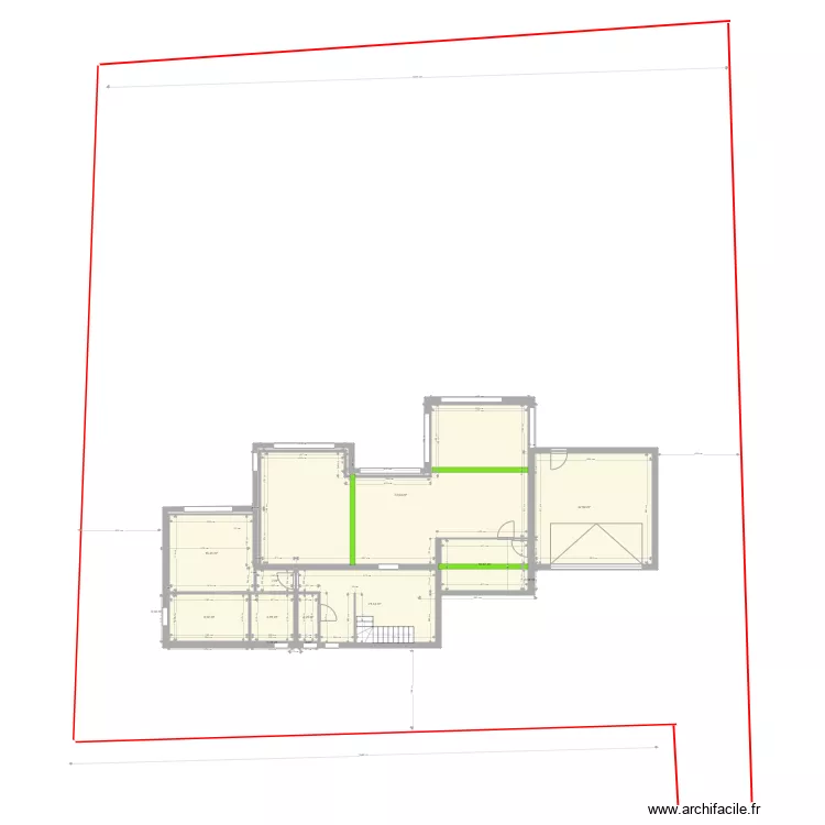 Piraino Avant Projet 1 avec Suite &eacute;tage sans fond. Plan de 