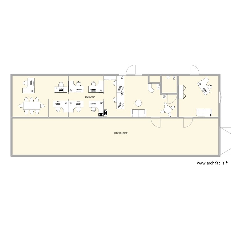 Plan carsat 2023. Plan de 5 pièces et 120 m2