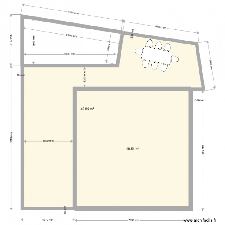 exter. Plan de 0 pièce et 0 m2