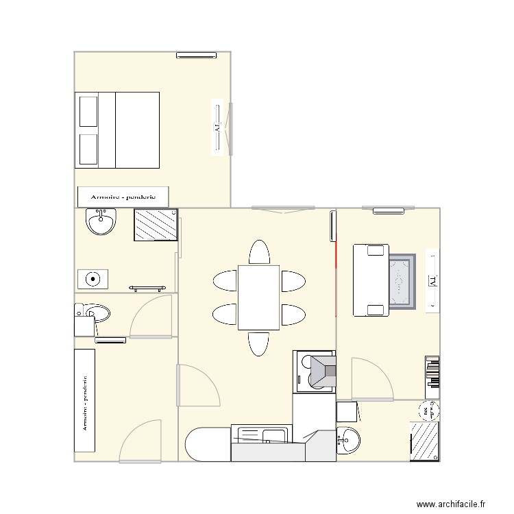 Appartement Lille 59. Plan de 0 pièce et 0 m2