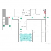 LE MANOIR sous sol PLAN EVAC