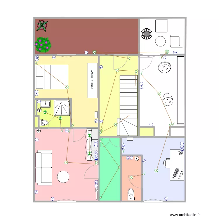 Dubessey rdc elec. Plan de 