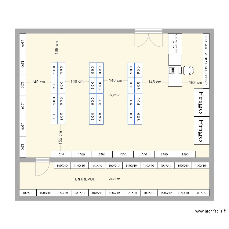 market Senateur yakro. Plan de 0 pièce et 0 m2