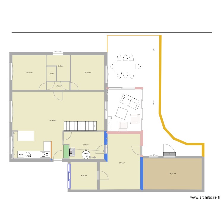 DMextendalle. Plan de 0 pièce et 0 m2