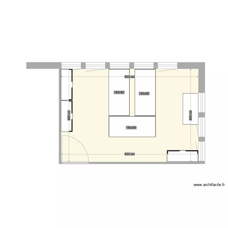 Bureau 734. Plan de Bureau 734. Plan de