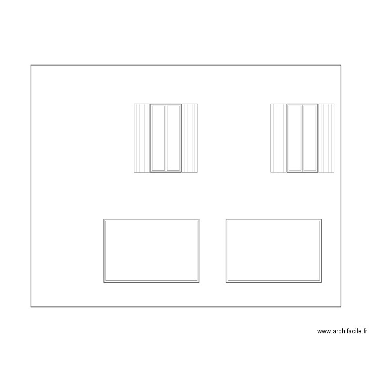 facade voisin. Plan de 0 pièce et 0 m2