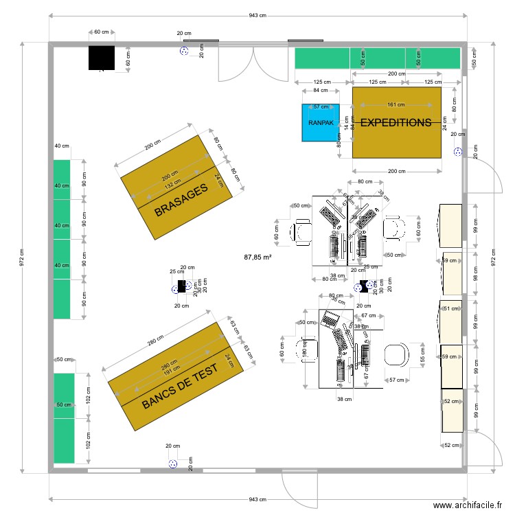 orosys. Plan de 0 pièce et 0 m2