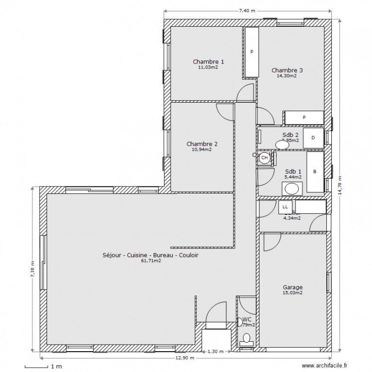 YUCCA. Plan de 0 pièce et 0 m2