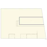 Terrain angle droit
