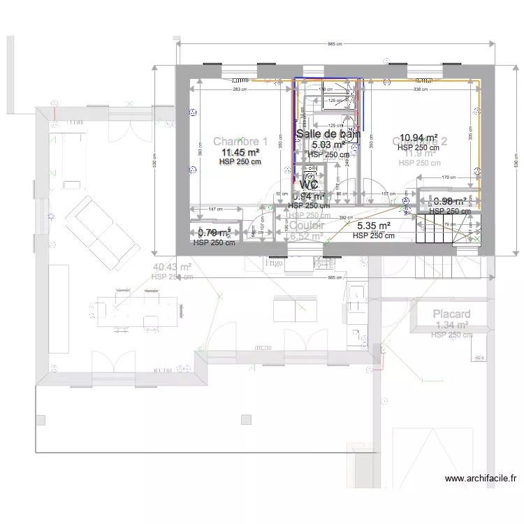 FRONTIGNAN ETAGE 2. Plan de 