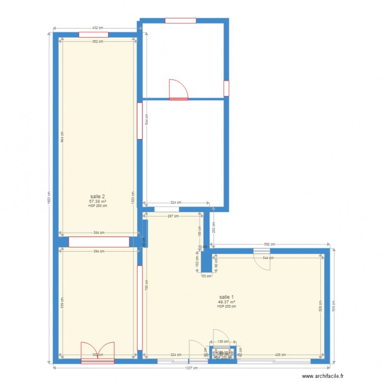 place st ame. Plan de 0 pièce et 0 m2