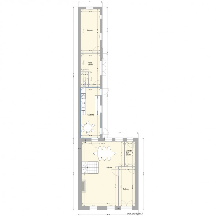 LE CARPENTIER RDC. Plan de 0 pièce et 0 m2