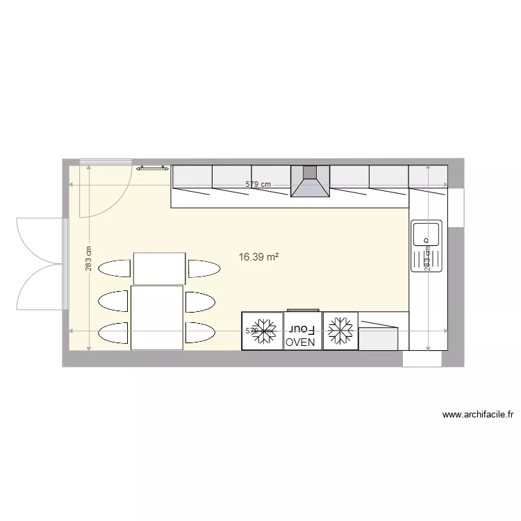 plot 3 Kitchen. Plan de 