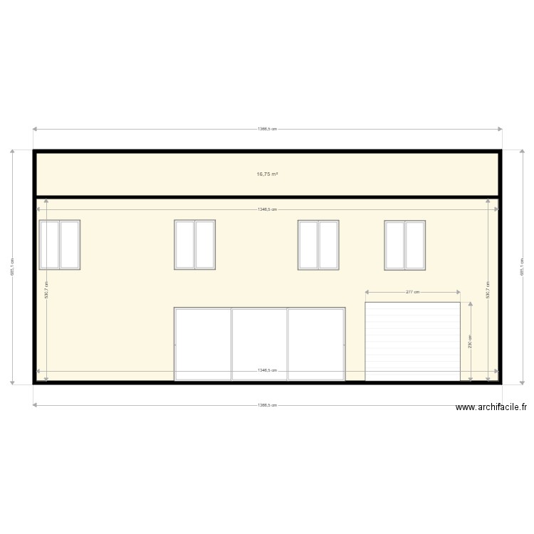 Facade batiment A 1. Plan de 0 pièce et 0 m2