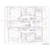 Alimentation prises Etage 2 b&acirc;timent BONADIWOTO