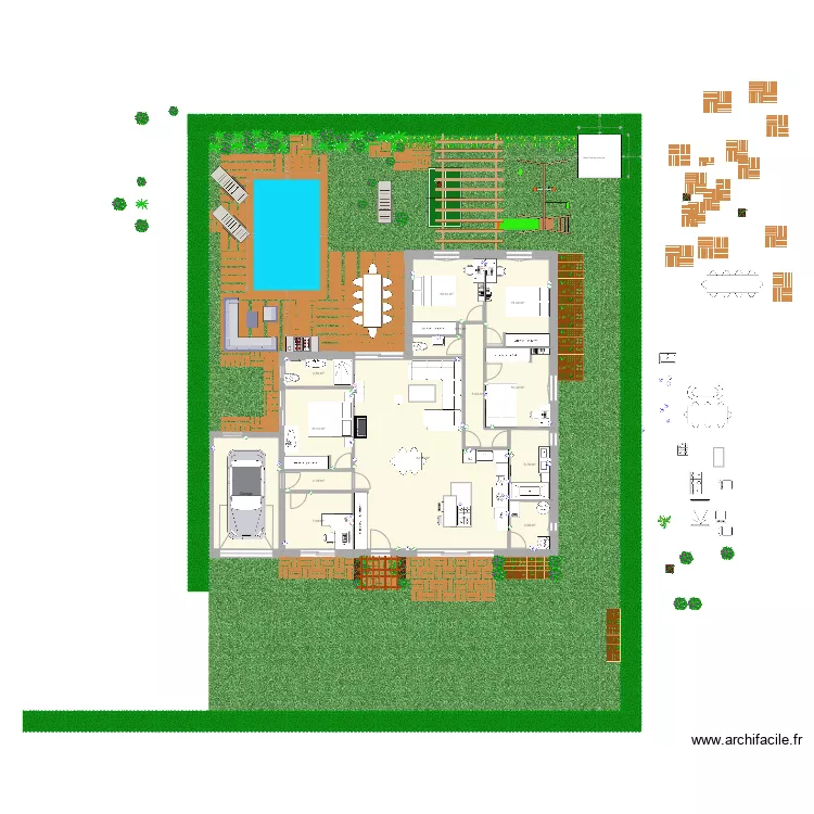 maison officielle 3. Plan de 