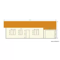 plan de fa&ccedil;ade Sud Hourtin
