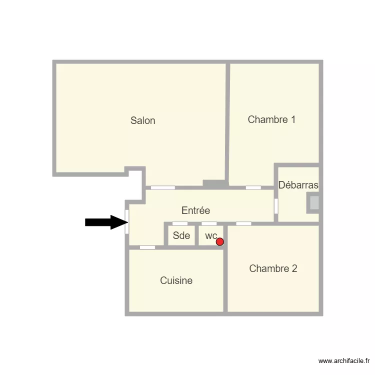 3&egrave;me droite. Plan de 